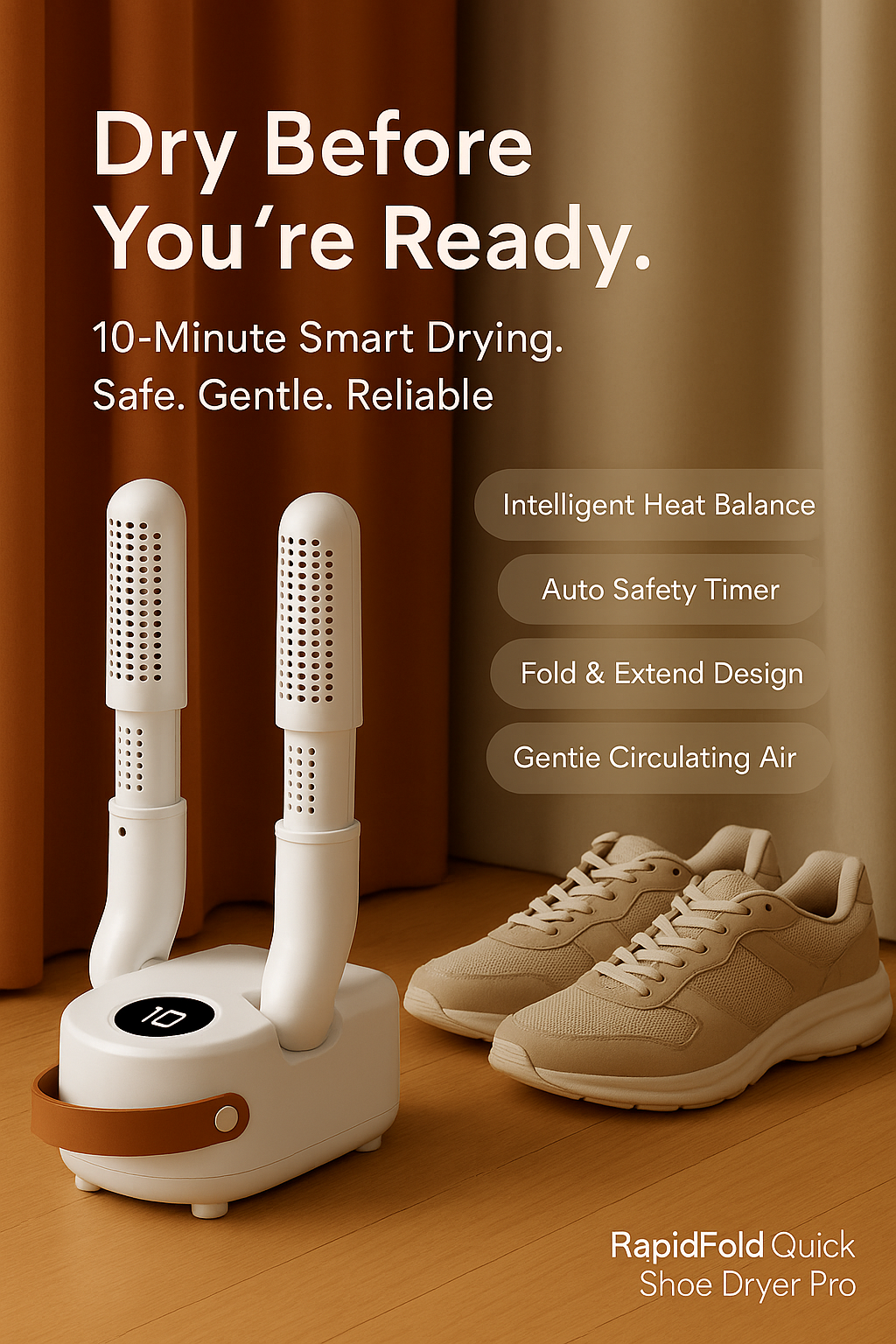 RapidFold Quick Shoe Dryer Pro