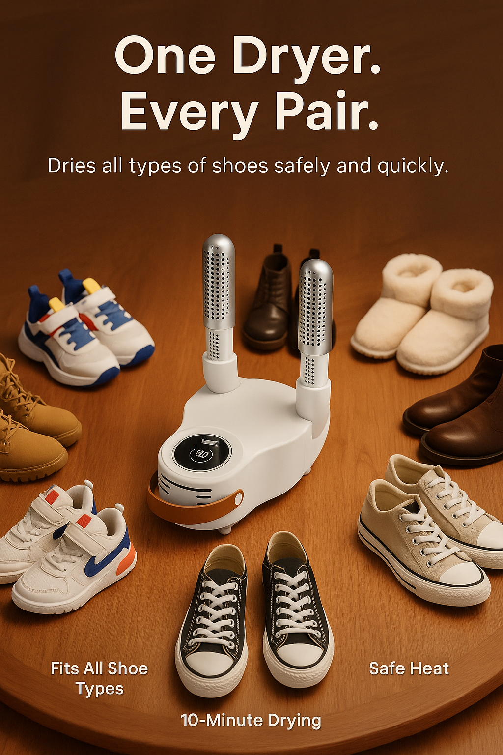 RapidFold Quick Shoe Dryer Pro