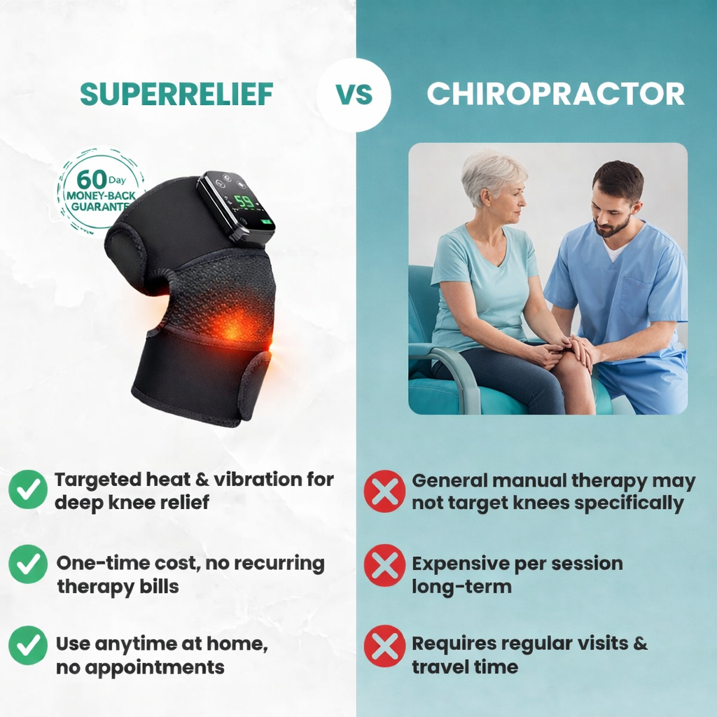 SuperRelief Heated Knee Wrap