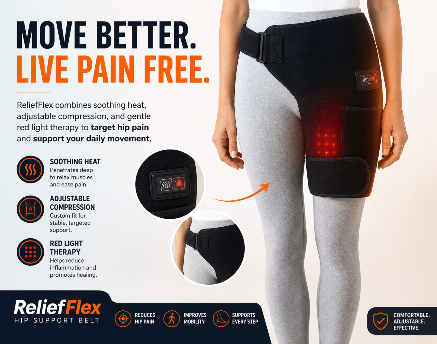 ReliefFlex Hip Support Belt