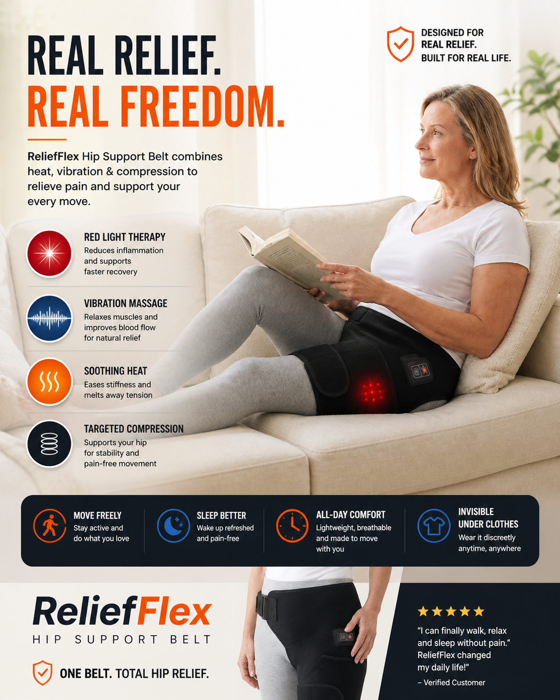 ReliefFlex Hip Support Belt