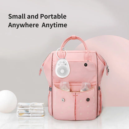 White Noise Sound Machine Portable Baby Sleep Machine 10 Soothing Sounds Volume Adjustable Built-in Rechargeable Battery USB