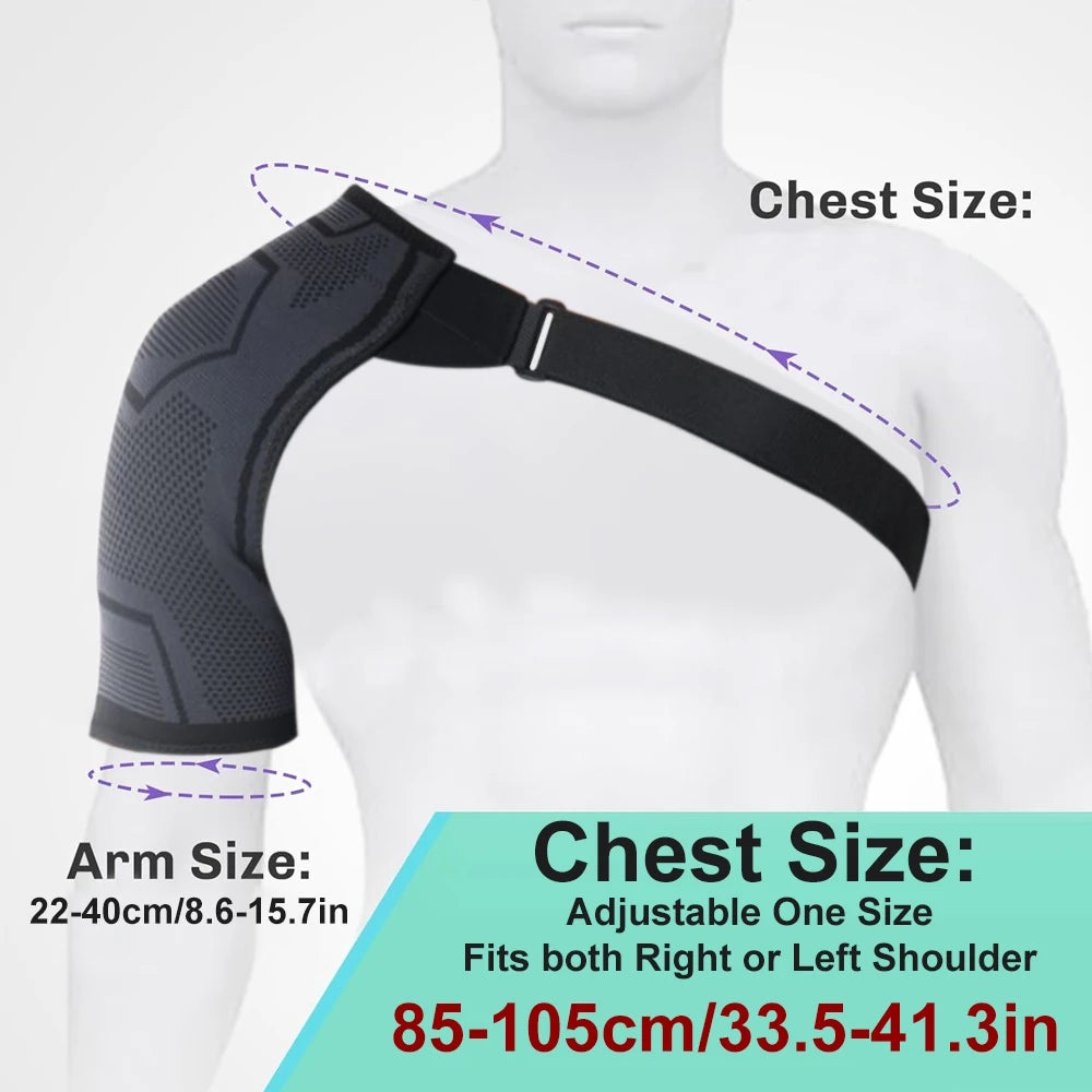 1pc Compression Shoulder Brace, Shoulder Pain Relief Shoulder Orthopedic Brace for Men & Women,Torn Rotator Cuff, Dislocation