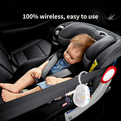 White Noise Sound Machine Portable Baby Sleep Machine 10 Soothing Sounds Volume Adjustable Built-in Rechargeable Battery USB