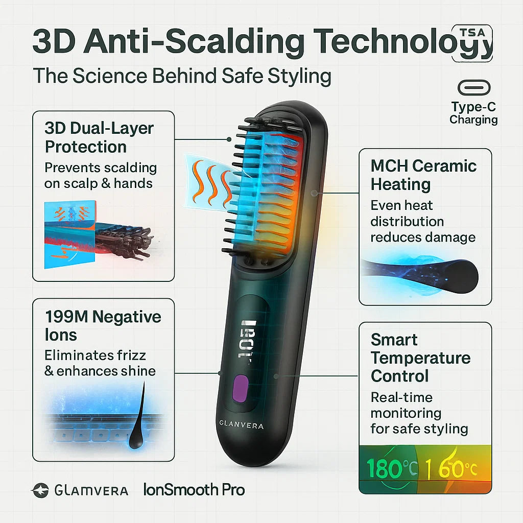Wireless Straightening Comb