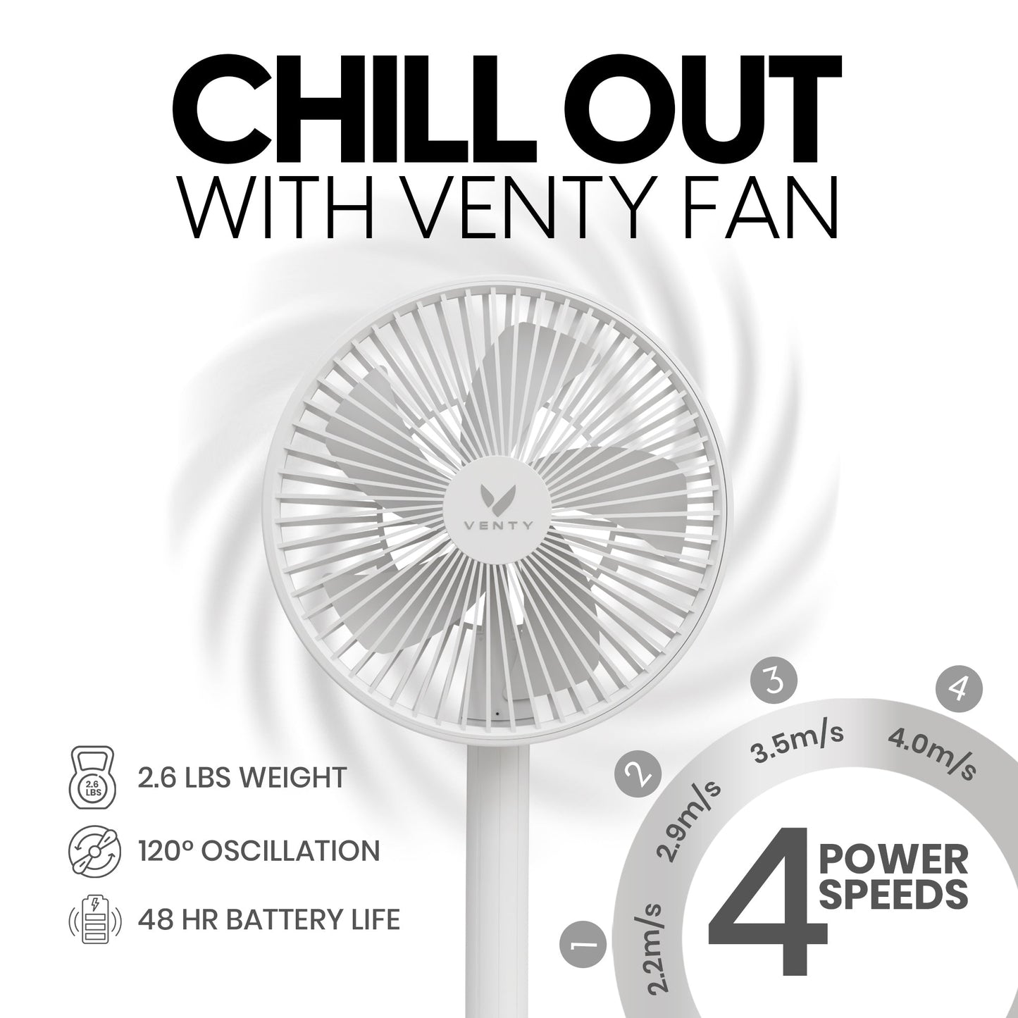 Venty Portable Travel Fan