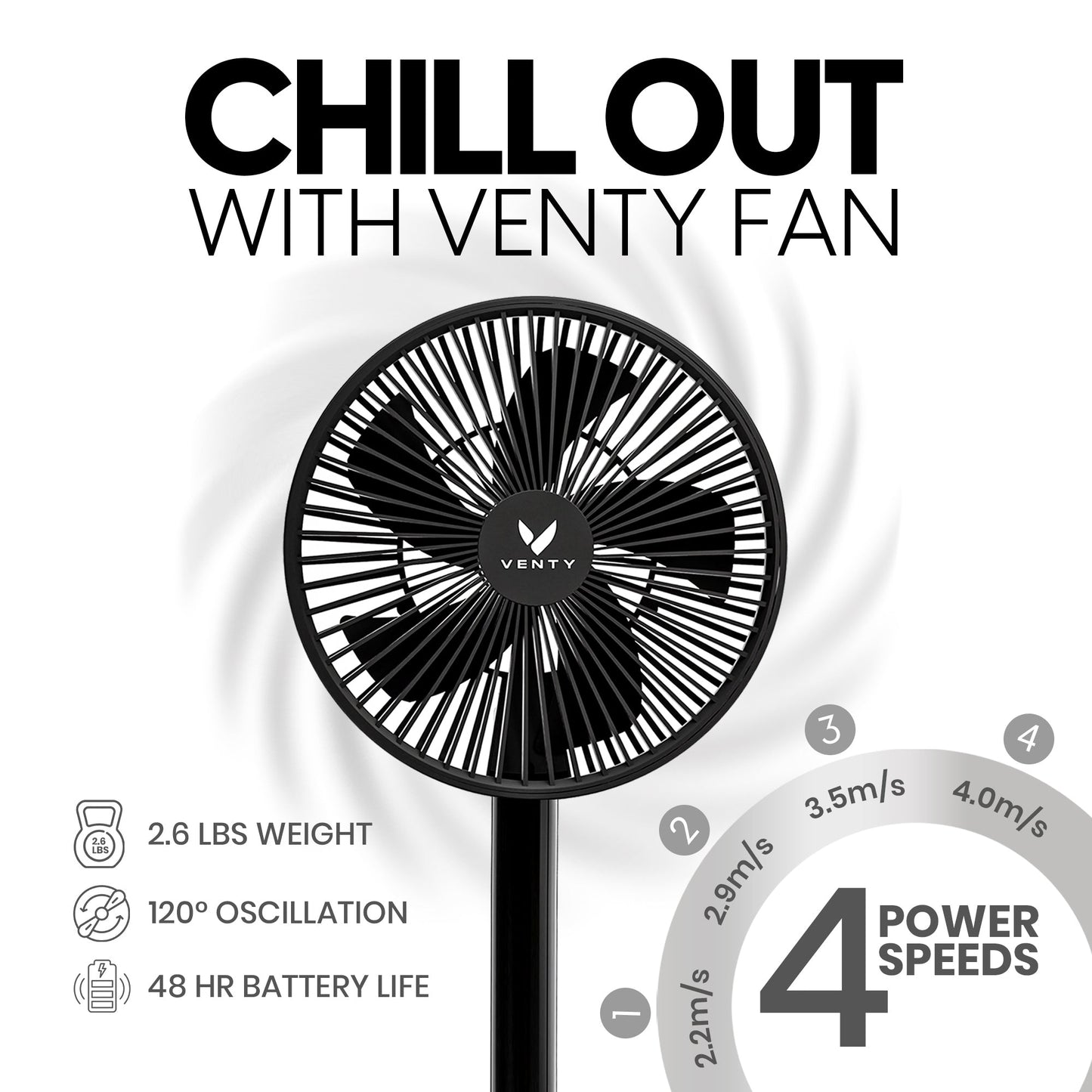 Venty Portable Travel Fan