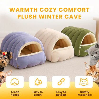 Cozy Winter Pet Cave